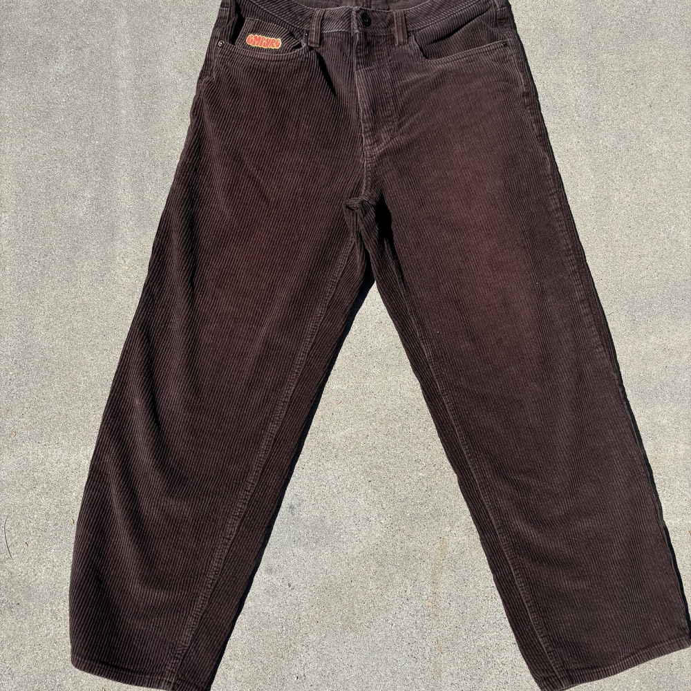 Empyre Brown Corduroy Men Pants